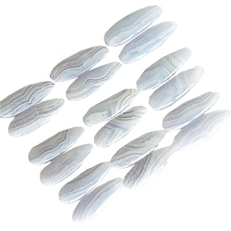 Природни агат Лево и десни подударање пад воде Склапање глатког полирања ГЕМСТОНЕ Велепродаја и малопродаја 30