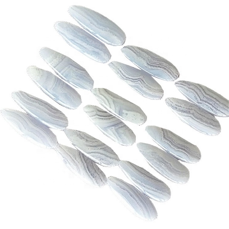 Природни агат Лево и десни подударање пад воде Склапање глатког полирања ГЕМСТОНЕ Велепродаја и малопродаја 38