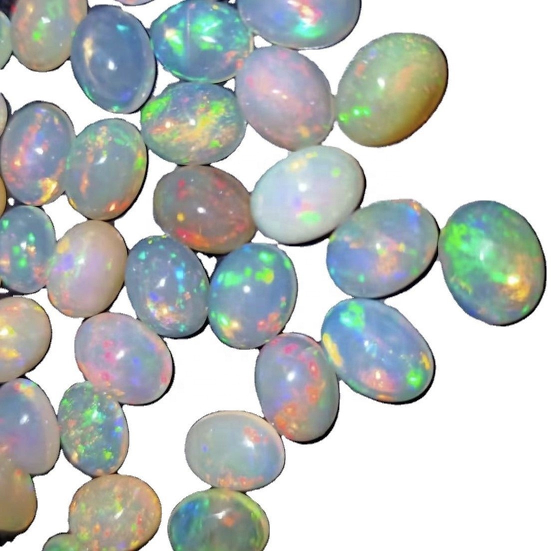 Полу-драгоцени кабохон од природног Опал ГЕМСТЕ-а Цабоцхон Бели Опал Фире Опал Цабоцхон 39