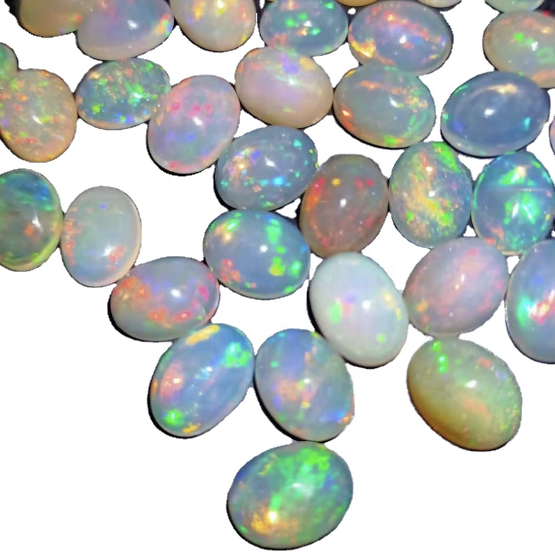 Полу-драгоцени кабохон од природног Опал ГЕМСТЕ-а Цабоцхон Бели Опал Фире Опал Цабоцхон 43