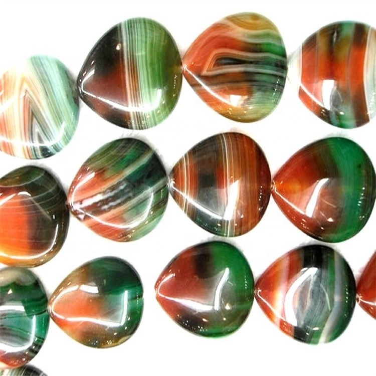 Orange Agate Gemstone perlur 37