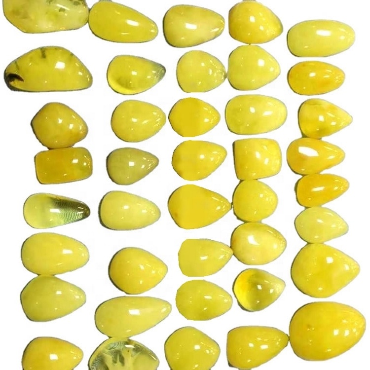 ആംബർ കാബൊചോൺ പിയർ ഓവൽ ജെംസ്റ്റോൺ പ്രകൃതി കല്ലുകൾ ലോട്ട് ലോസ് ജെംസ്റ്റോൺ 13