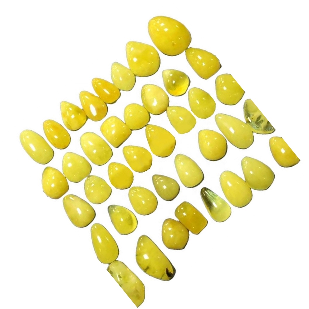 ആംബർ കാബൊചോൺ പിയർ ഓവൽ ജെംസ്റ്റോൺ പ്രകൃതി കല്ലുകൾ ലോട്ട് ലോസ് ജെംസ്റ്റോൺ 17