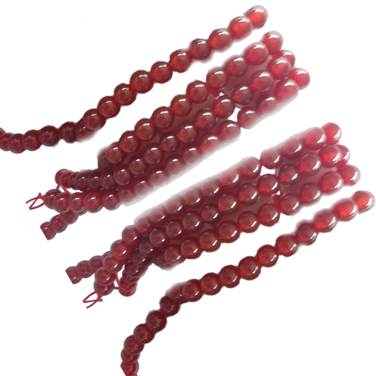 Precious Natural Rooi Carnelian Aa Beads Gemstone 16inch Beaded String Jewelry 6mm 11