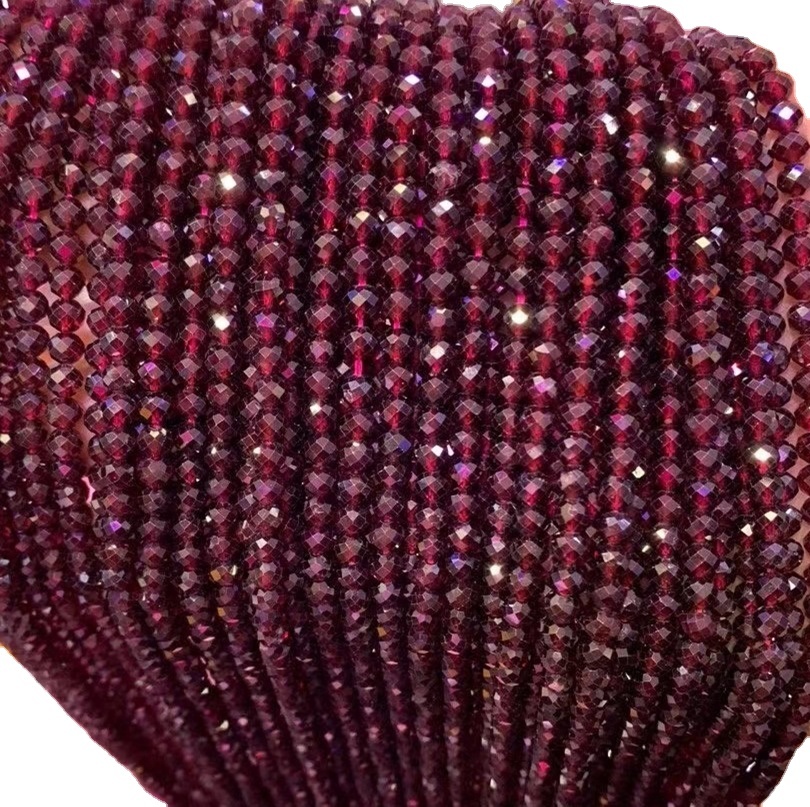 Garnet Garnet Garnet Garnet Germet Garnet 6mm 8Mm Beads Round 15