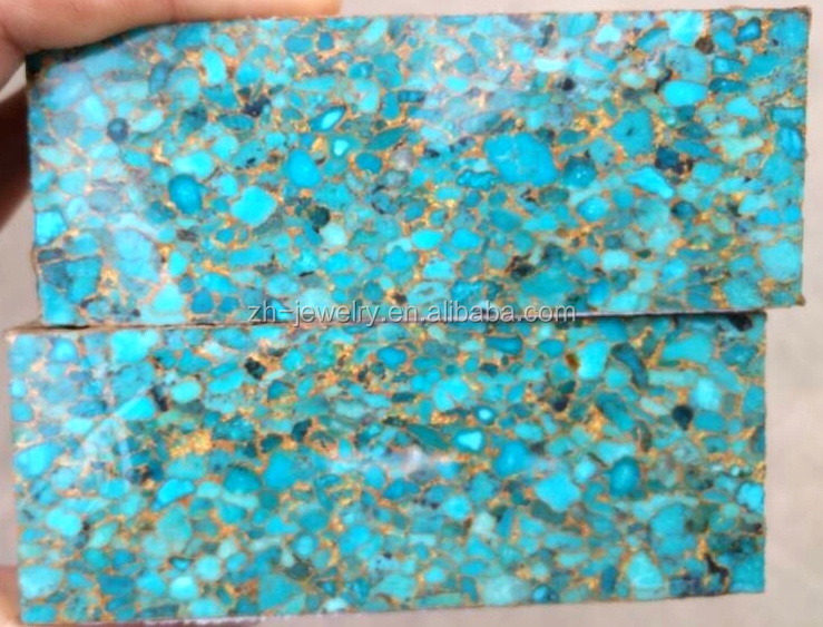 100% Top kwaliteit blou koper turkoois 9