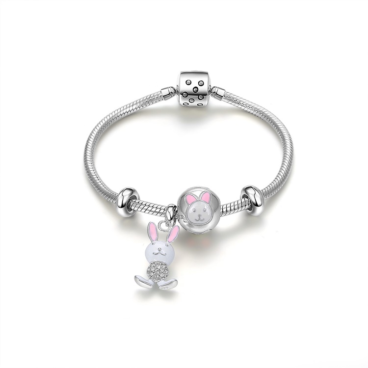 유명한 브랜드 여성 925 실버 팔찌 7