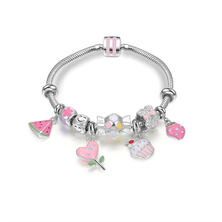 유명한 브랜드 여성 925 실버 팔찌 9