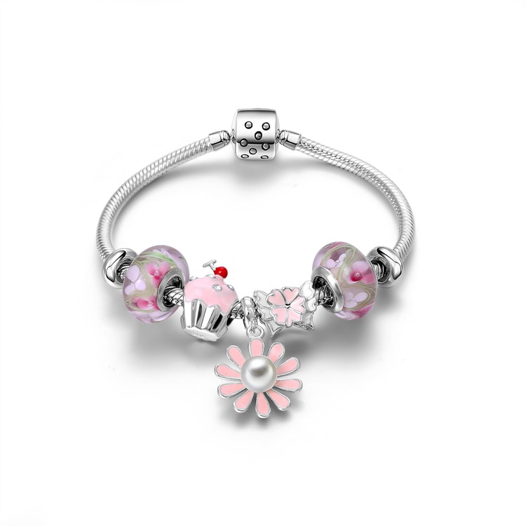 유명한 브랜드 여성 925 실버 팔찌 17