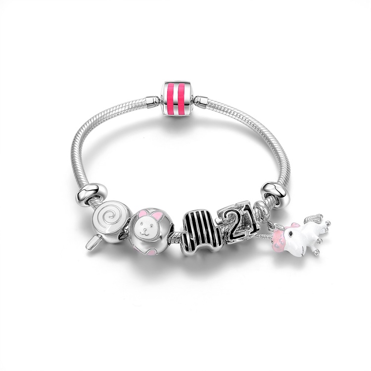 유명한 브랜드 여성 925 실버 팔찌 15