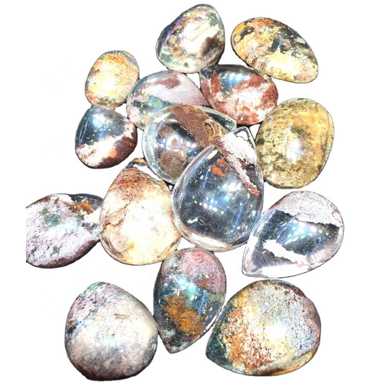 Զարդերի բնական ռուտիլացված քվարց `925 արծաթե կախազարդ նորաձեւության հում քարե զարդեր 13