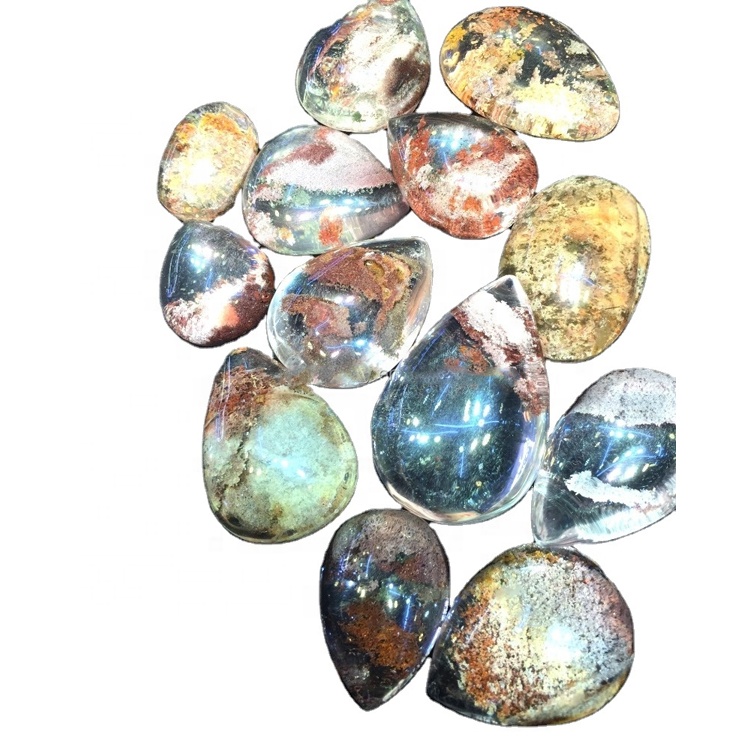 Զարդերի բնական ռուտիլացված քվարց `925 արծաթե կախազարդ նորաձեւության հում քարե զարդեր 11