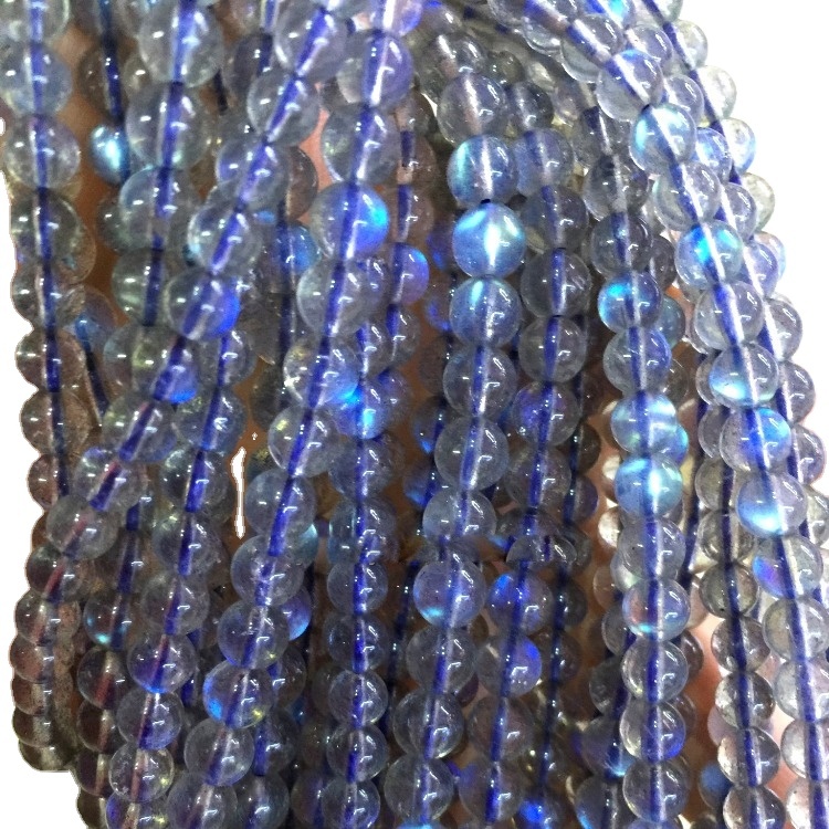 6mm 8mm 10mm labradorite shanga high daraja asili labradorite jiwe kamili strand shanga 24