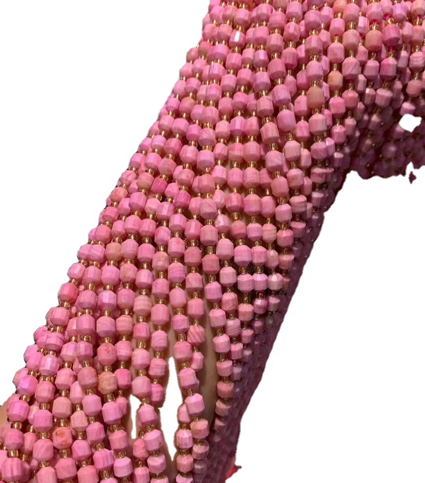 Rosa Opal Liso Redondo Perlas Joyas Haciendo Rosa Natural OPAL LADS 9