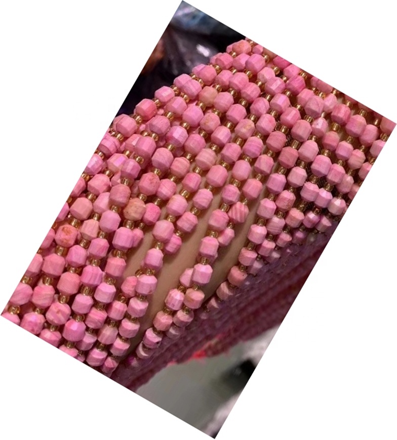 Rosa Opal Liso Redondo Perlas Joyas Haciendo Rosa Natural OPAL LADS 15