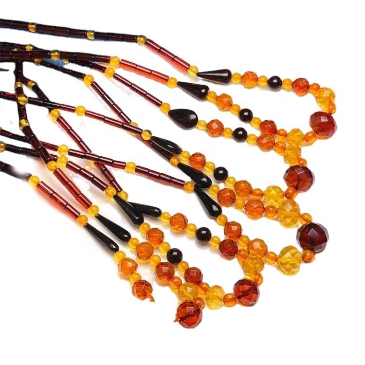 Сладък зъбен високо качество, кехлибар за зъби огърлица кехлибар огърлица бижута 30