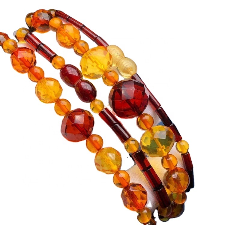 Сладък зъбен високо качество, кехлибар за зъби огърлица кехлибар огърлица бижута 36