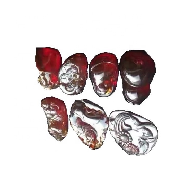 ລູກລະເບີດທີ່ໄດ້ແກະສະຫລັກລະເບີດຂອງລູກປັດນ້ໍານົມ / ລູກແກະທີ່ຖືກແກະສະຫຼັກ crimson / ລູກປັດທີ່ມີສ່ວນບຸກຄົນ 9