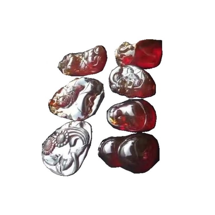 ລູກລະເບີດທີ່ໄດ້ແກະສະຫລັກລະເບີດຂອງລູກປັດນ້ໍານົມ / ລູກແກະທີ່ຖືກແກະສະຫຼັກ crimson / ລູກປັດທີ່ມີສ່ວນບຸກຄົນ 11