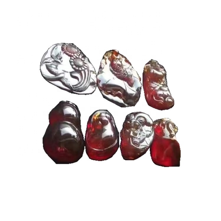 ລູກລະເບີດທີ່ໄດ້ແກະສະຫລັກລະເບີດຂອງລູກປັດນ້ໍານົມ / ລູກແກະທີ່ຖືກແກະສະຫຼັກ crimson / ລູກປັດທີ່ມີສ່ວນບຸກຄົນ 13