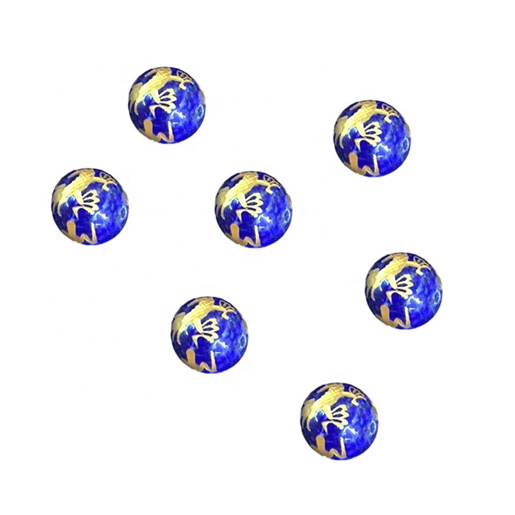 Różne rzeźbione okrągłe lapis Lazuli Koraliki z kamieniami szlachetnymi 30