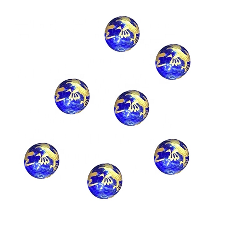 Różne rzeźbione okrągłe lapis Lazuli Koraliki z kamieniami szlachetnymi 38