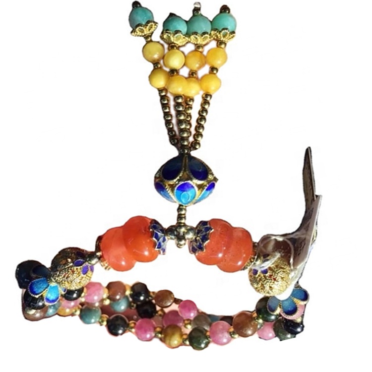 Agate Amber Amazonite Gemstone Hen Arian Cuff Bangle Breichled Gwneud Glain Cyfanwerthu Breichled Gemstone Handmade 36