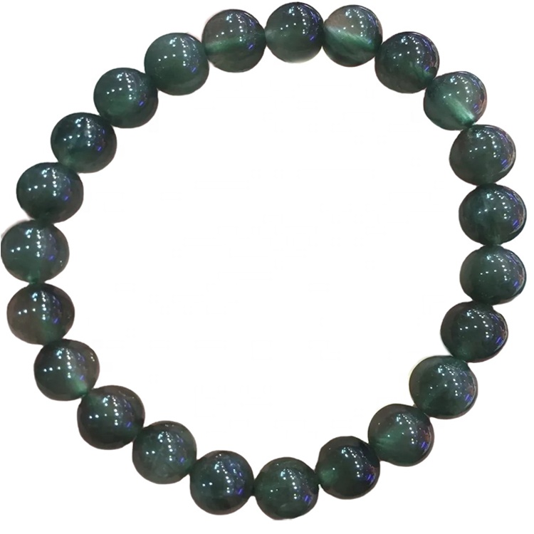 Faseted Green Geroosterde Kwarts Round Beads Armband Massas Hoeveelheid Maak Groothandel 30