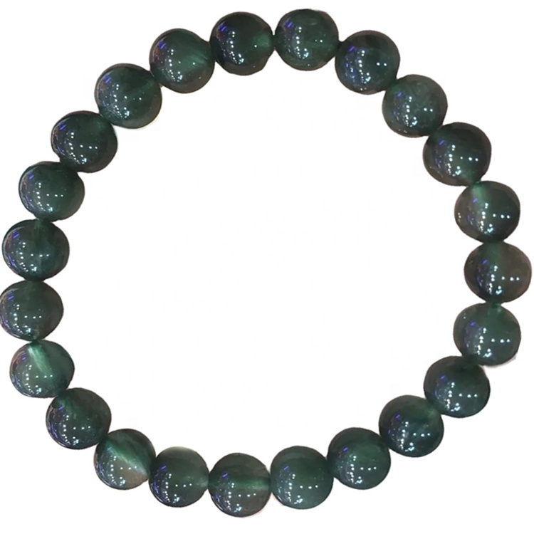 Faseted Green Geroosterde Kwarts Round Beads Armband Massas Hoeveelheid Maak Groothandel 36