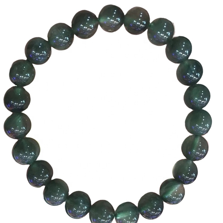 Faseted Green Geroosterde Kwarts Round Beads Armband Massas Hoeveelheid Maak Groothandel 34