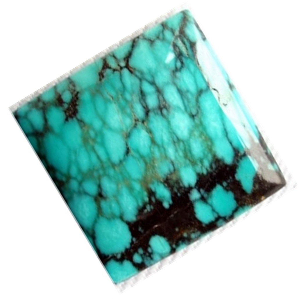 Najvyššia kvalita Dark Bule Spider Web Turquoise Cabochon Blackjack Turquoise Big Cabochon Nevada Rôzne Veľkosť Tvar môže rezať 11