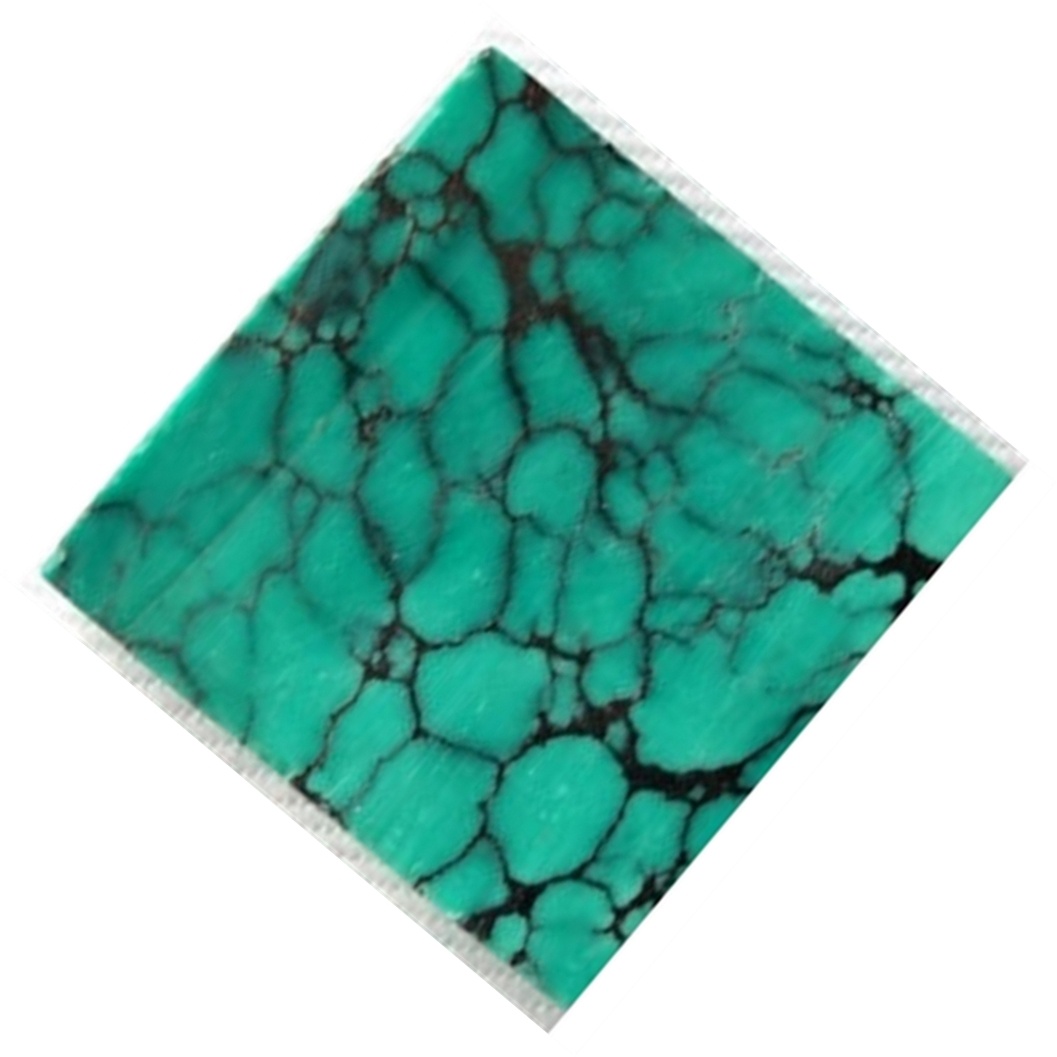 Najvyššia kvalita Dark Bule Spider Web Turquoise Cabochon Blackjack Turquoise Big Cabochon Nevada Rôzne Veľkosť Tvar môže rezať 7