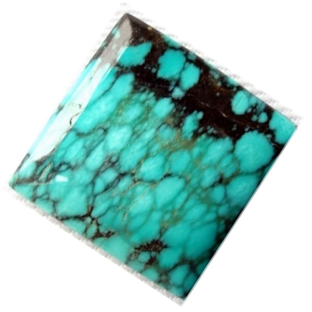 Najvyššia kvalita Dark Bule Spider Web Turquoise Cabochon Blackjack Turquoise Big Cabochon Nevada Rôzne Veľkosť Tvar môže rezať 13