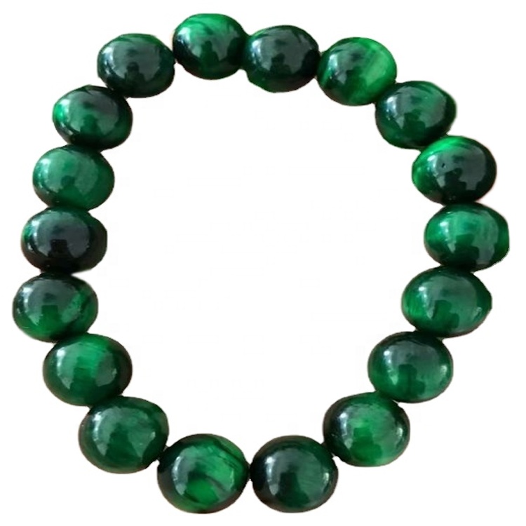Green tig je braslè 8mm perles braslè unisex chaplèt braslè 23