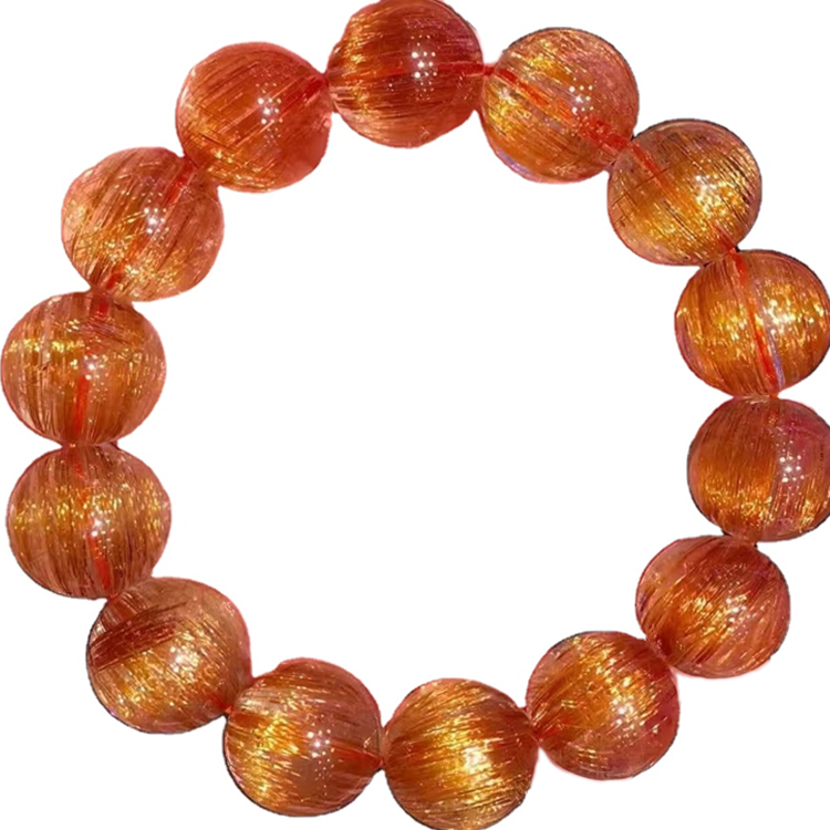 15.5 മി.എം. സ്വാഭാവികമായും ജെഎംസ്റ്റോൺ റ round ണ്ട് ബോഡുകൾ കോപ്പർ റ ut ട്ടിലേറ്റഡ് ബ്രേസ്ലെറ്റുകൾ 32