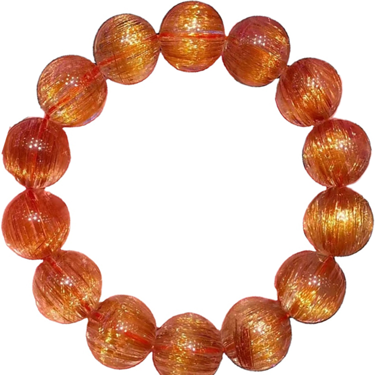 15.5 മി.എം. സ്വാഭാവികമായും ജെഎംസ്റ്റോൺ റ round ണ്ട് ബോഡുകൾ കോപ്പർ റ ut ട്ടിലേറ്റഡ് ബ്രേസ്ലെറ്റുകൾ 38