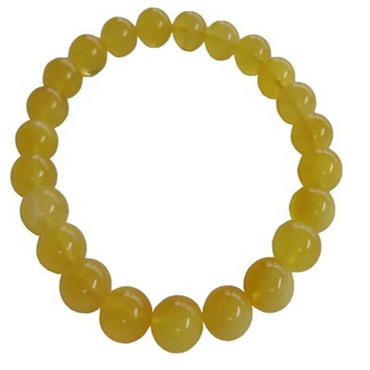 ខ្សែដៃខ្សែដៃ amber amber ធម្មជាតិលាតសន្ធឹង 8 មមមឹមមឺរ 30