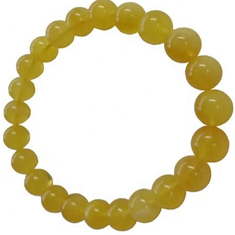 ខ្សែដៃខ្សែដៃ amber amber ធម្មជាតិលាតសន្ធឹង 8 មមមឹមមឺរ 36