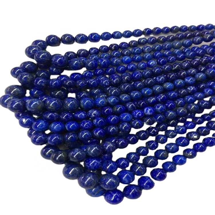 Высокая якасць аптовая лапіс Лазулі плоскай грушы пацеры ў Gemstone Lapis Lazuli пацеркі круглыя ​​свабодныя пацеры 15