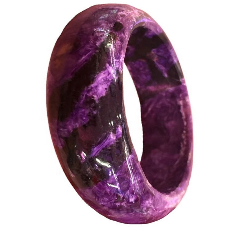 Charoite natural Brazalete al por mayor Moda Gemstone Bangl Impresionante Lila natural Lavanda Brazalete Charoite 33