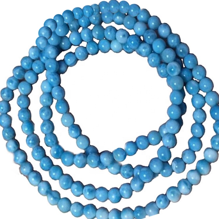 GIOIELLI DI PIETRA LARIMAR / BRACCIALE A MANUALE A HANDMADE LARIMAR Bracciale per perline per le donne Gioielli 36