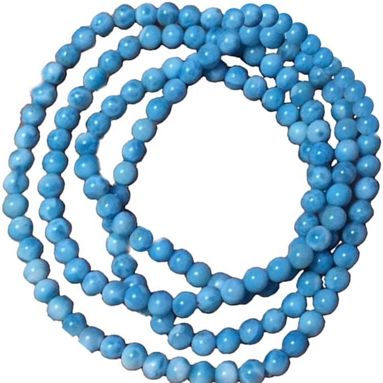 GIOIELLI DI PIETRA LARIMAR / BRACCIALE A MANUALE A HANDMADE LARIMAR Bracciale per perline per le donne Gioielli 38