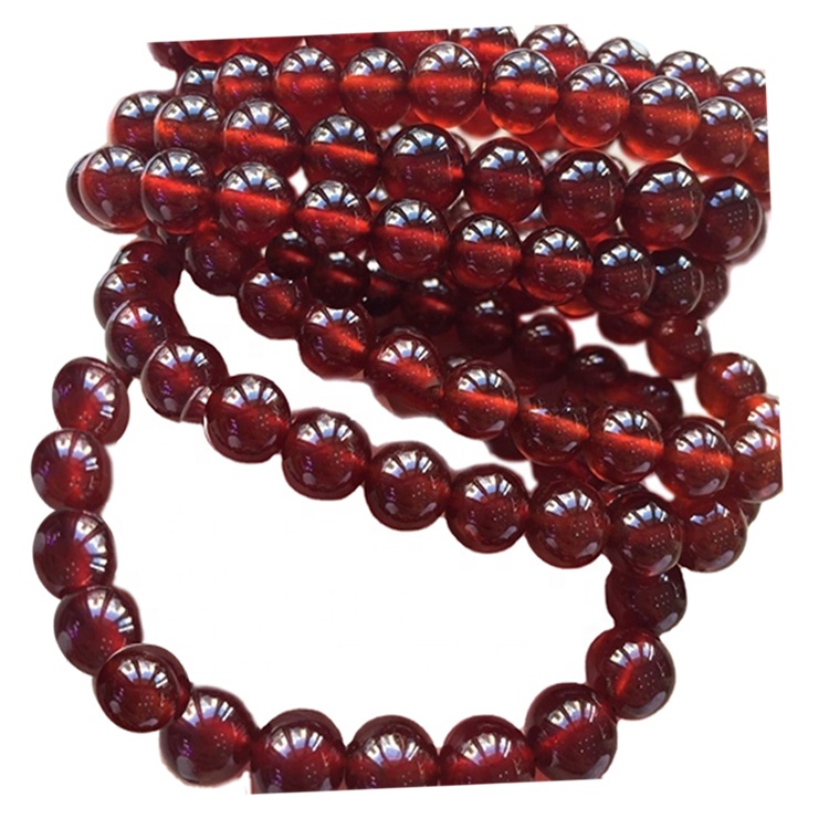 Pietra preziosa grezza lucida naturale del granato rosso per la creazione di gioielli 30