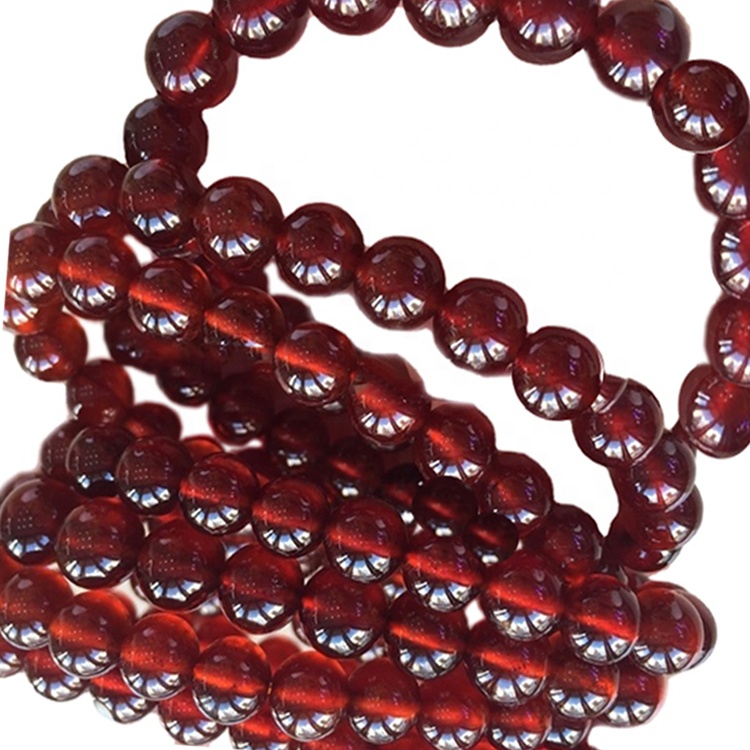 Pietra preziosa grezza lucida naturale del granato rosso per la creazione di gioielli 36