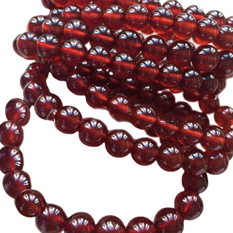 Pietra preziosa grezza lucida naturale del granato rosso per la creazione di gioielli 38