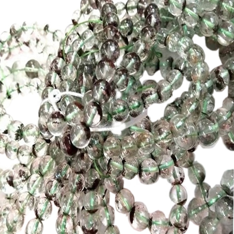 Tehase otse teha hulgimüük looduslik kummitus-fantomkvarts ümmargused helmed suunda 36