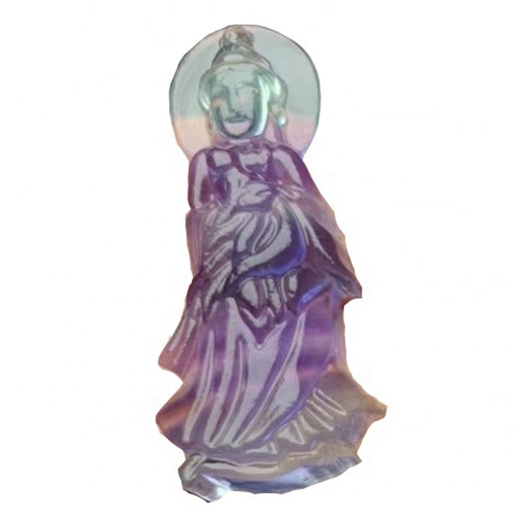 Fluorite crading buddha stare gem 37