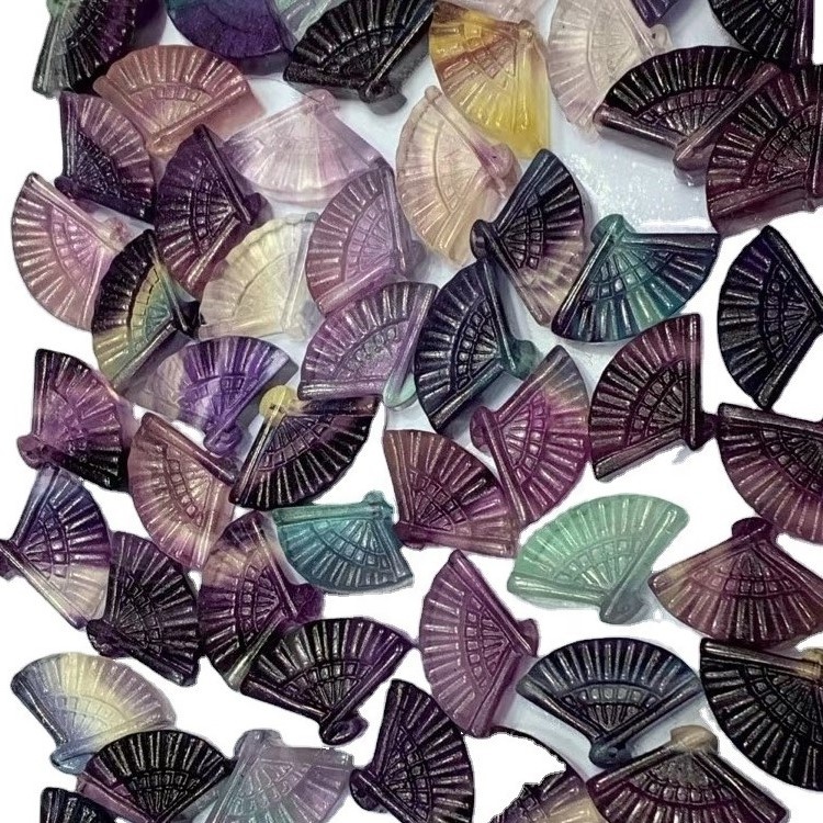 100% fluorite fluorite ijo alami ngukir variasi ukiran fluorite loase 13