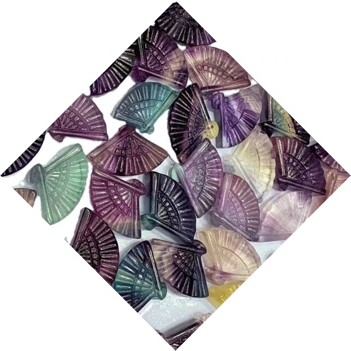 100% fluorite fluorite ijo alami ngukir variasi ukiran fluorite loase 17