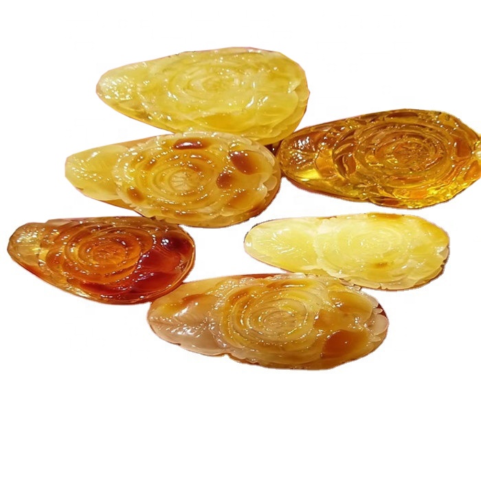 Amber alam daun perhiasan Handmade / Mawar Mirang Mogsc Warna Mogfer Mobil 35